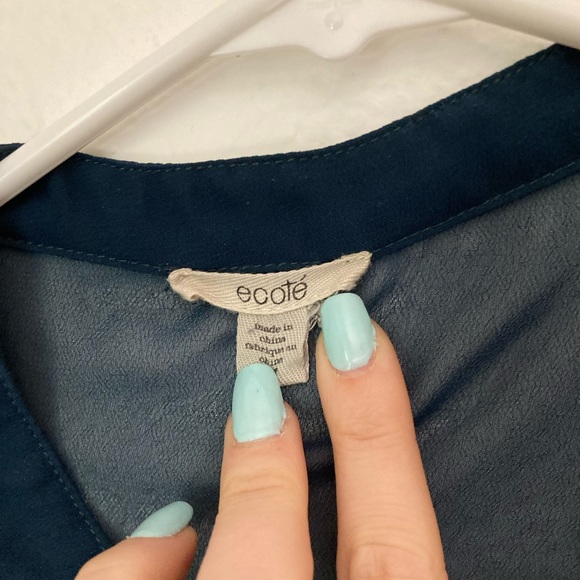 Ecote Chiffon Bell Sleeve Top from Urban Outfitters - Picture 6 of 7